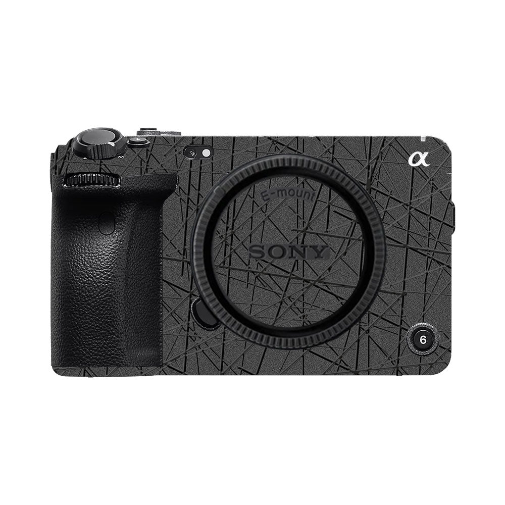 Textured Metallic Steel Grain Sony FX3 Camera Skin