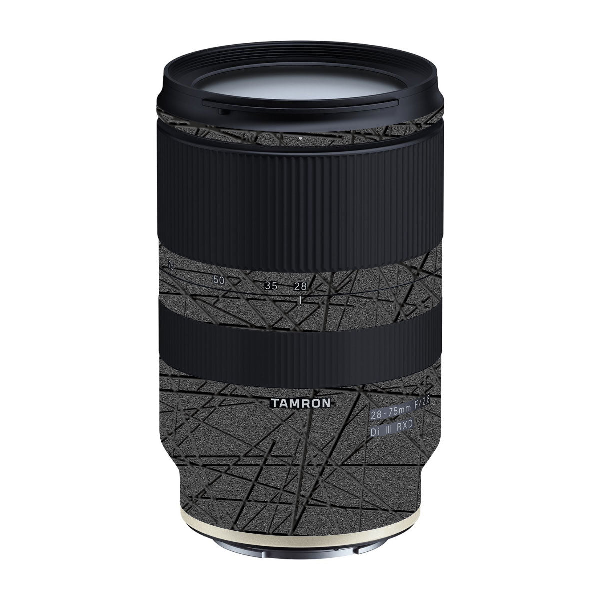 Textured Metallic Steel Grain Tamron Lens 28-75mm F/2.8 Gen 1 Camera Lens Skin