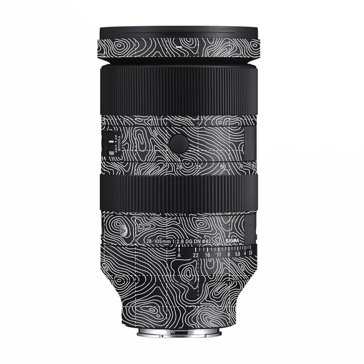 Textured Midnight Slate Sigma 28-105mm F/2.8 DG DN Sony E Camera Lens Skin