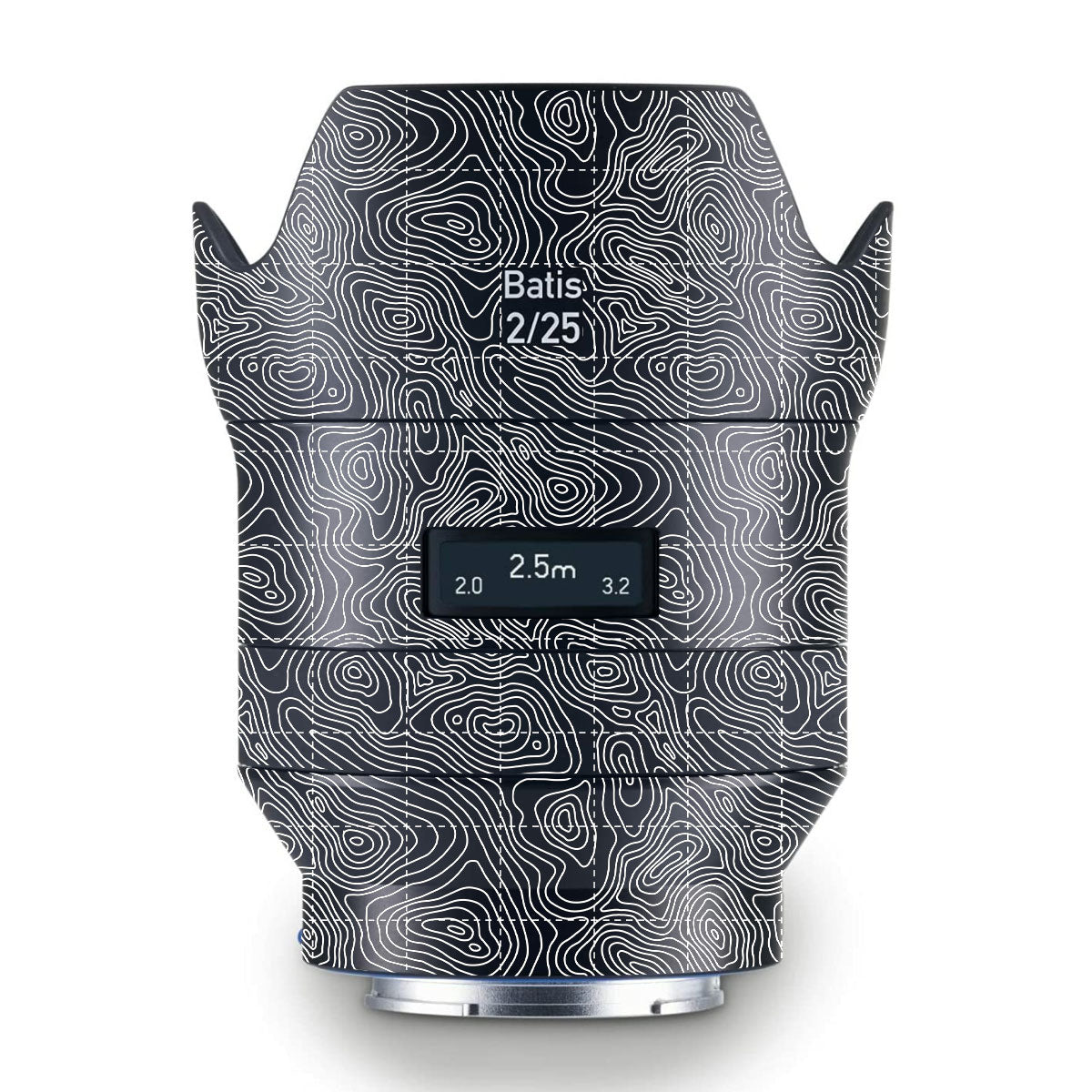 Textured Midnight Slate Zeiss Batis 25mm F/2 E-mount Camera Lens Skin