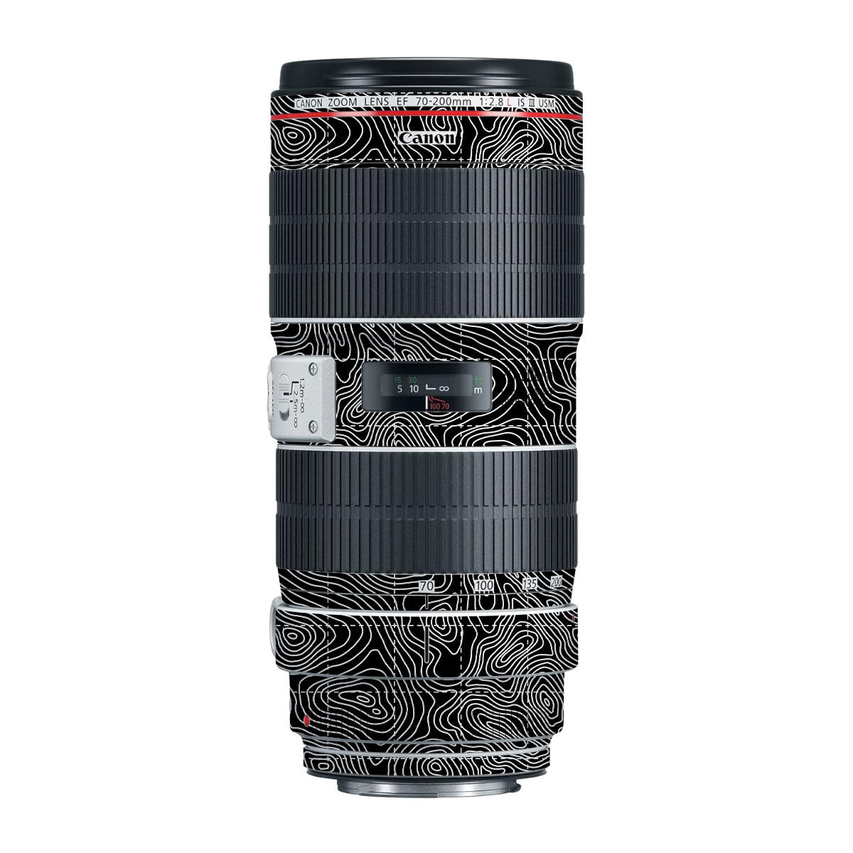 Textured Midnight Slate Canon EF 70-200mm F/2.8L IS III USM Camera Lens Skin
