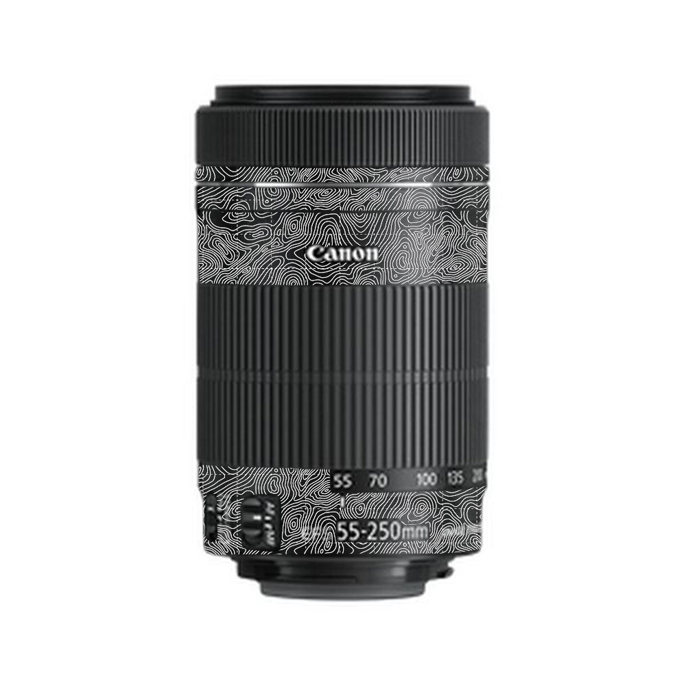 Textured Midnight Slate Canon EF-S 55–250mm f/4–5.6 IS STM Camera Lens Skin