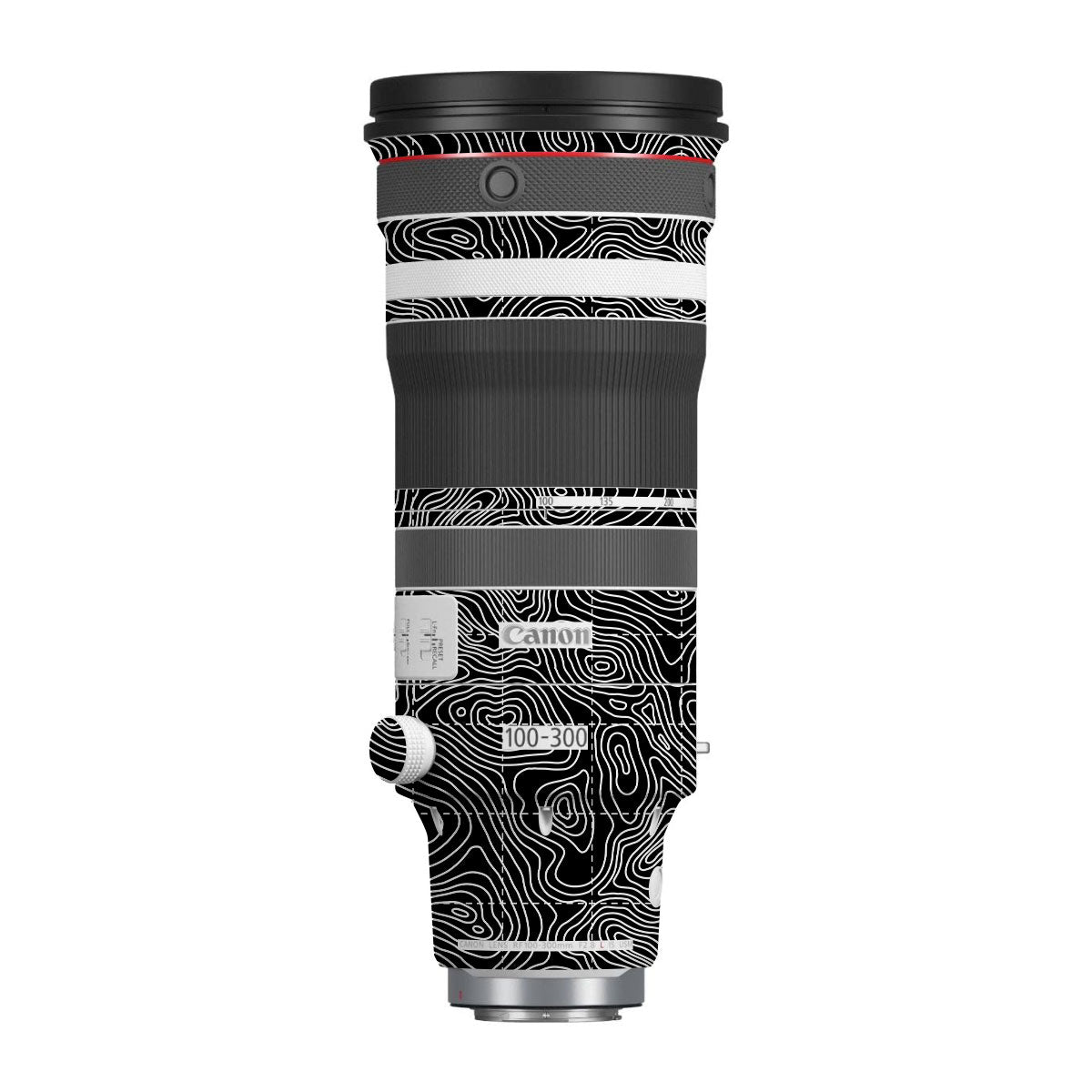 Textured Midnight Slate Canon RF 100-300mm F/2.8 L IS USM Camera Lens Skin