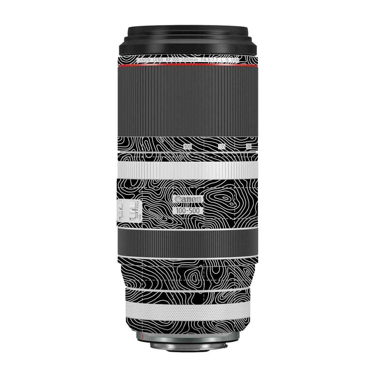 Textured Midnight Slate Canon RF 100-500mm F4.5-7.1 L IS USM Camera Lens Skin