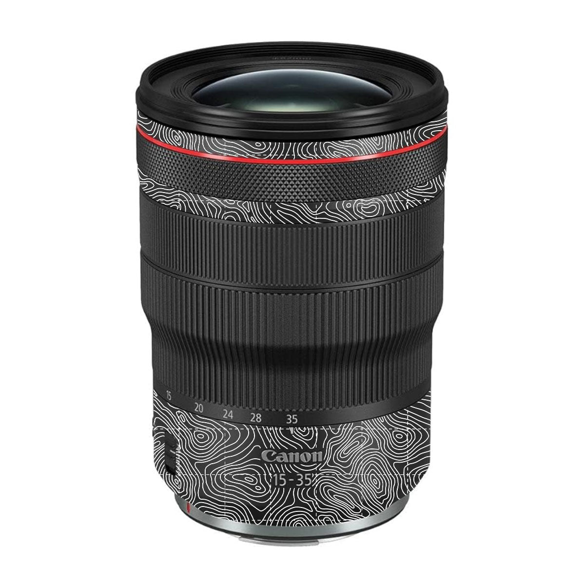 Textured Midnight Slate Canon RF 15-35mm F/2.8L USM Camera Lens Skin