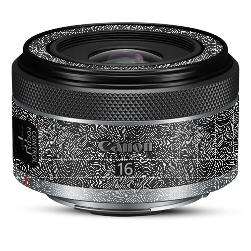 Textured Midnight Slate Canon RF 16mm f/2.8 STM Camera Lens Skin