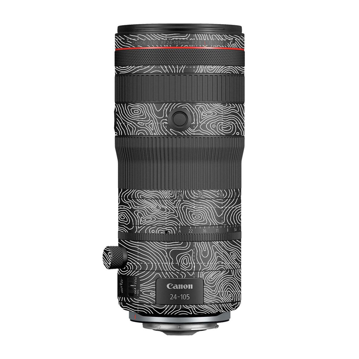 Textured Midnight Slate Canon RF 24-105mm F/2.8 L IS USM Z Camera Lens Skin