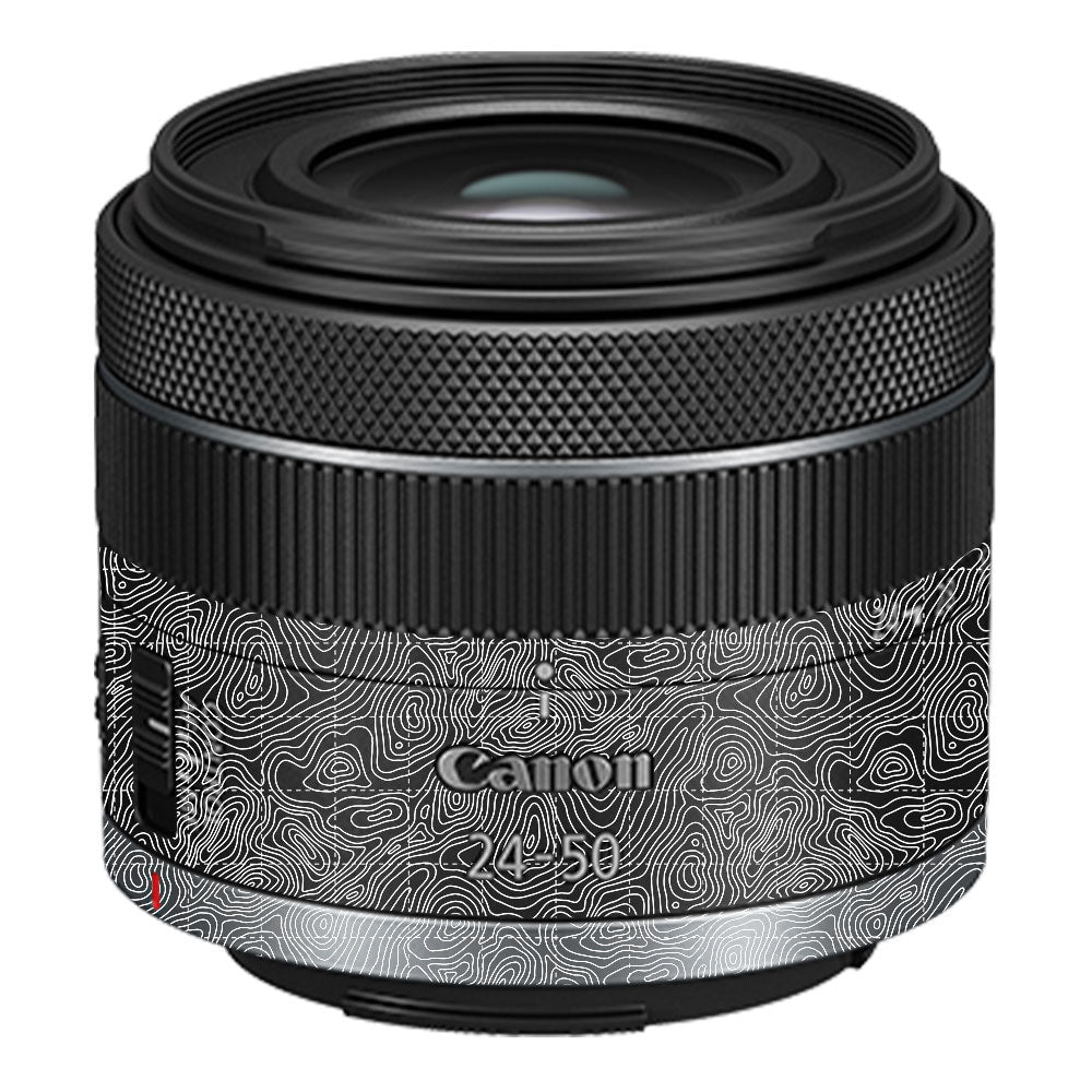 Textured Midnight Slate Canon RF 24–50mm f/4.5–6.3 IS STM Camera Lens Skin