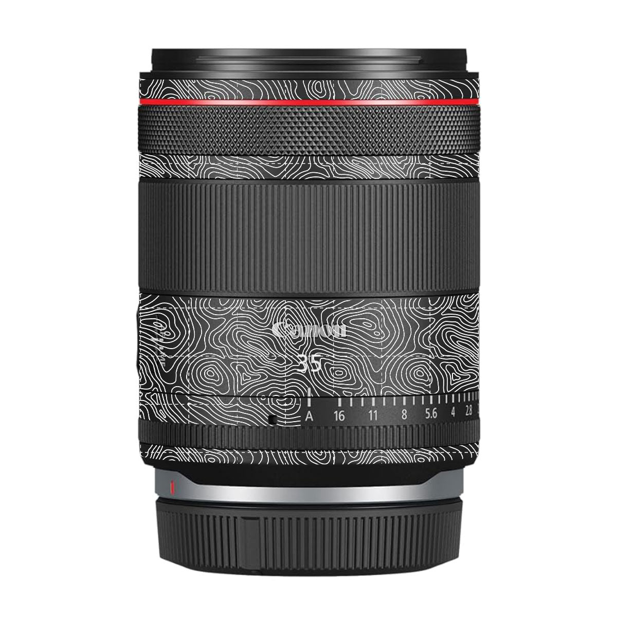 Textured Midnight Slate Canon RF 35mm F/1.4 VCM Camera Lens Skin
