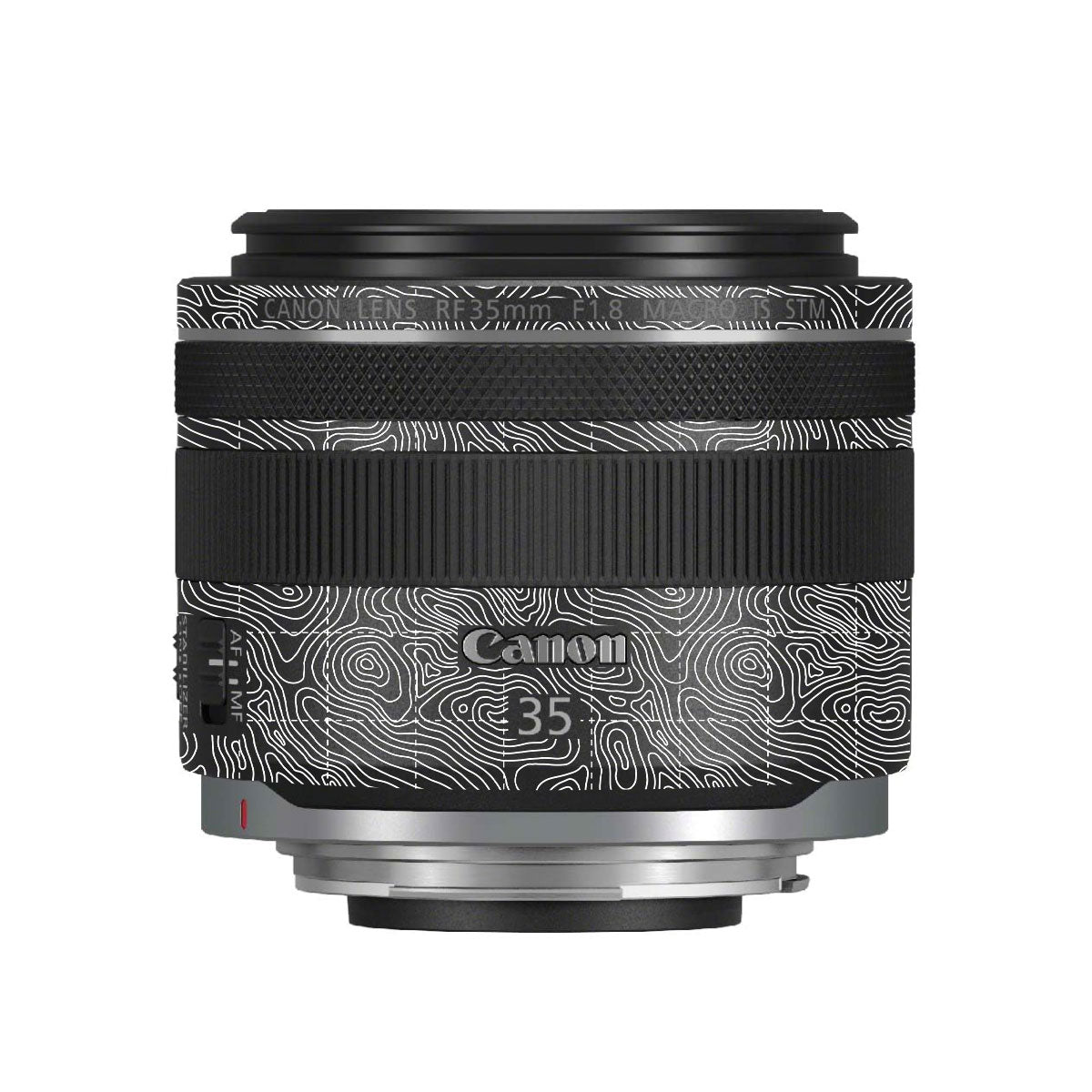 Textured Midnight Slate Canon RF 35mm F/1.8 Macro Camera Lens Skin