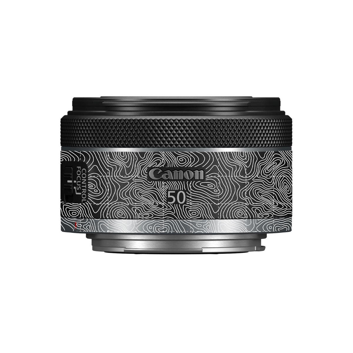 Textured Midnight Slate Canon RF 50mm F/1.8 STM Camera Lens Skin