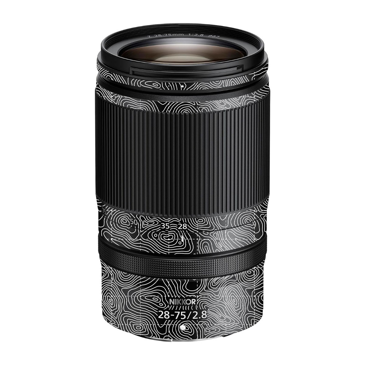 Textured Midnight Slate Nikon Nikkor Z 28-75mm F/2.8 Camera Lens Skin