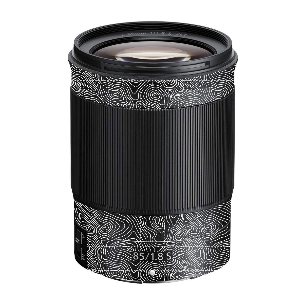 Textured Midnight Slate Nikon Nikkor Z 85mm F/1.8 S Camera Lens Skin