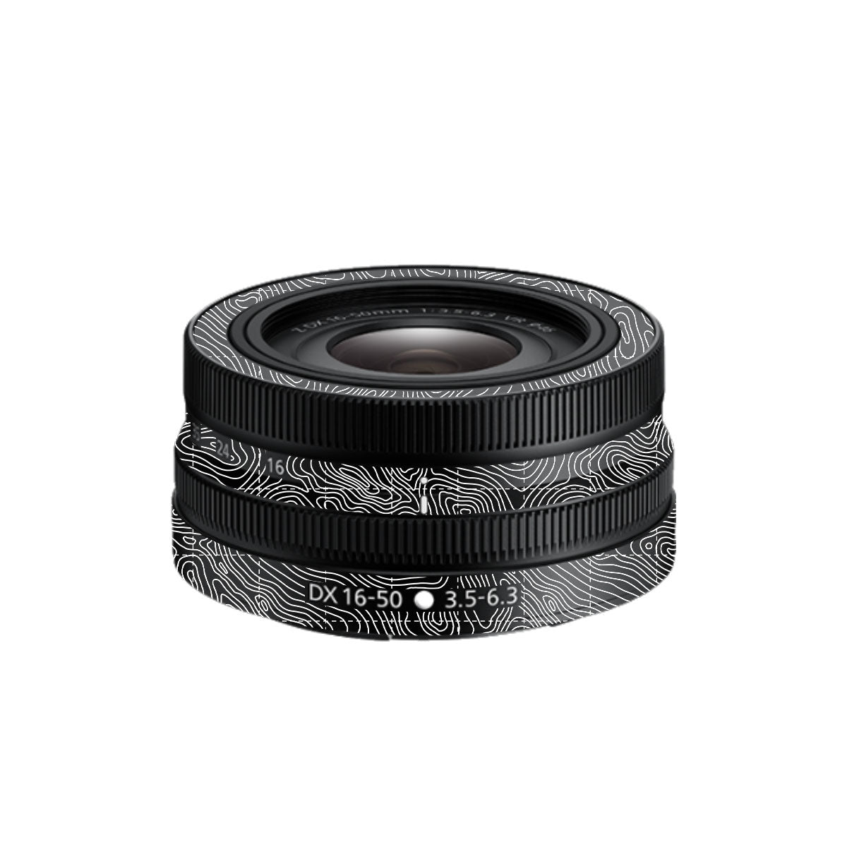 Textured Midnight Slate Nikon Nikkor Z DX 16-50mm F/3.5-6.3 VR Camera Lens Skin