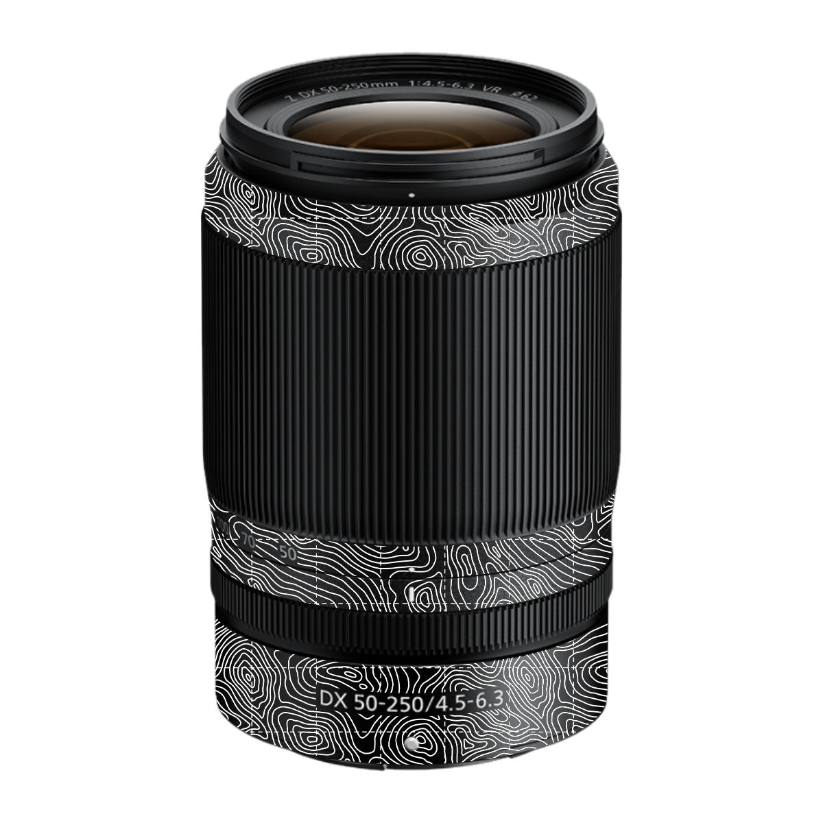 Textured Midnight Slate Nikon Nikkor Z DX 50-250mm F/4.5-6.3 VR Camera Lens Skin