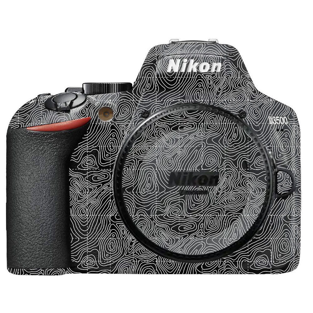 Textured Midnight Slate Nikon D3500 Camera Skin