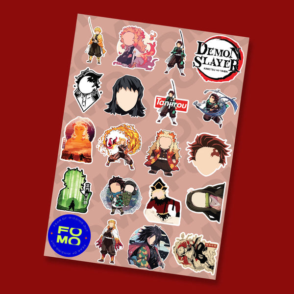 Slay in Style Demon Slayer Mini Sticker