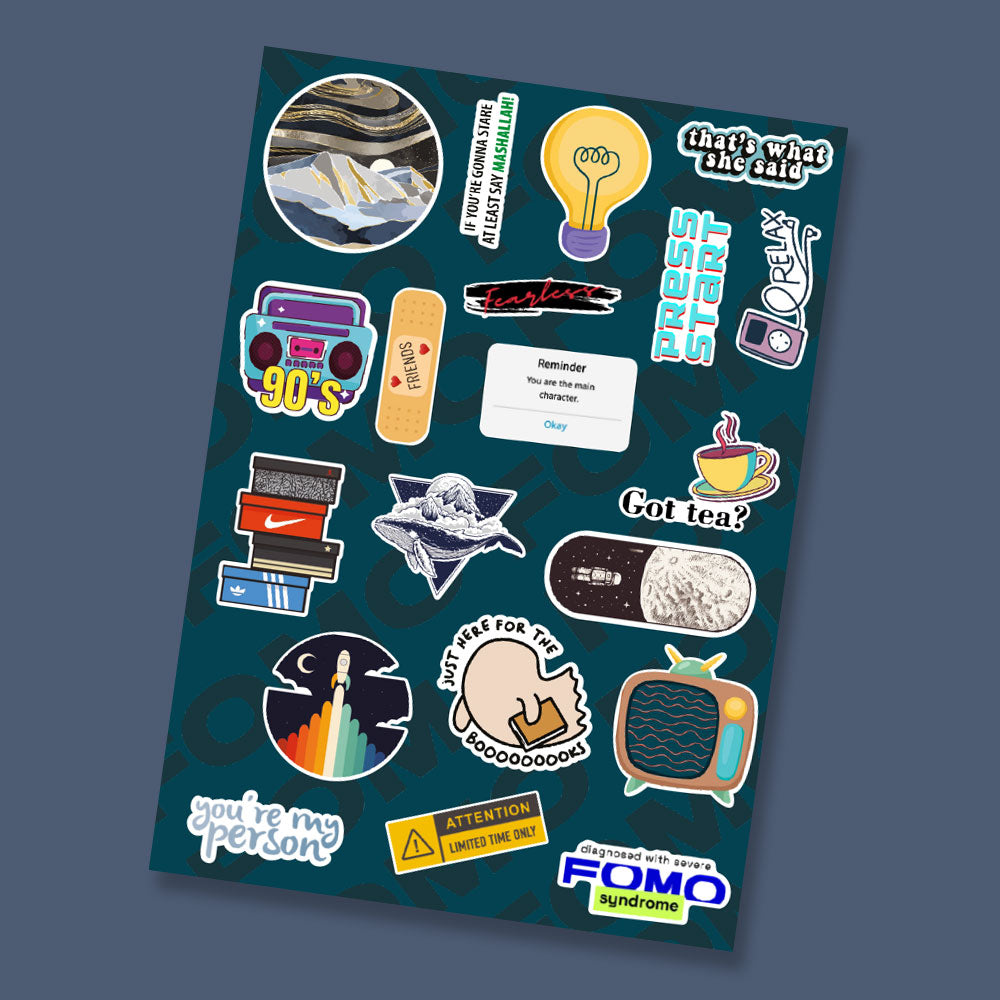 Chill Mode Mini Sticker