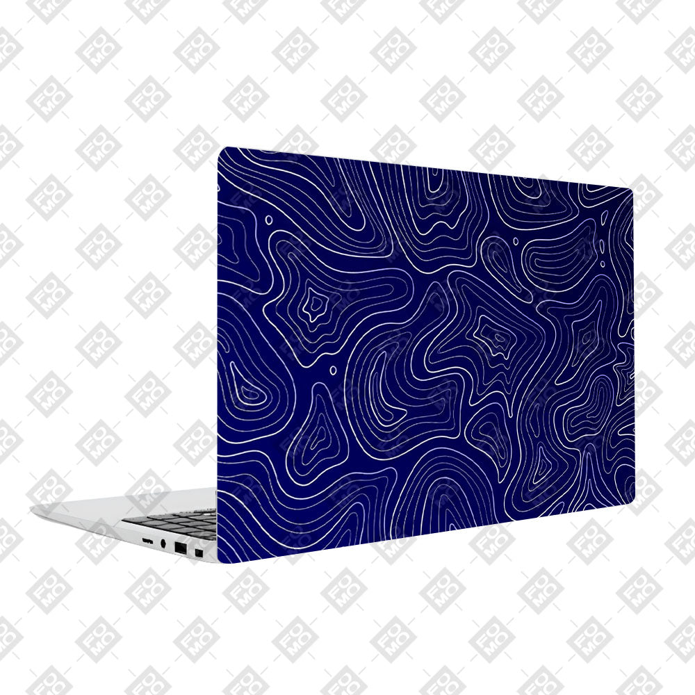 Deep Blue Contour Depths Samsung Galaxy Book 4 15.6 Laptop Skin