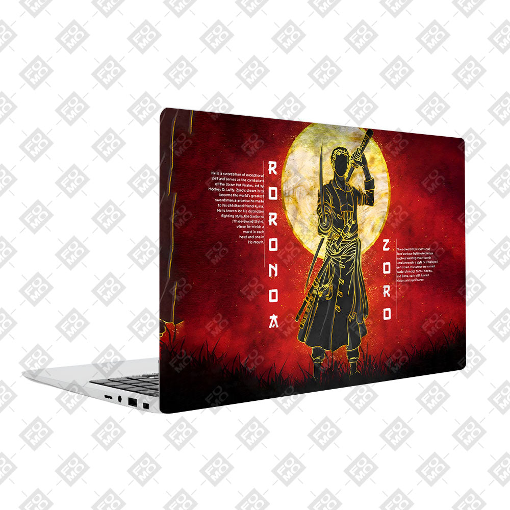 Zoro Under Golden Moon Samsung Galaxy Book 4 15.6 Laptop Skin