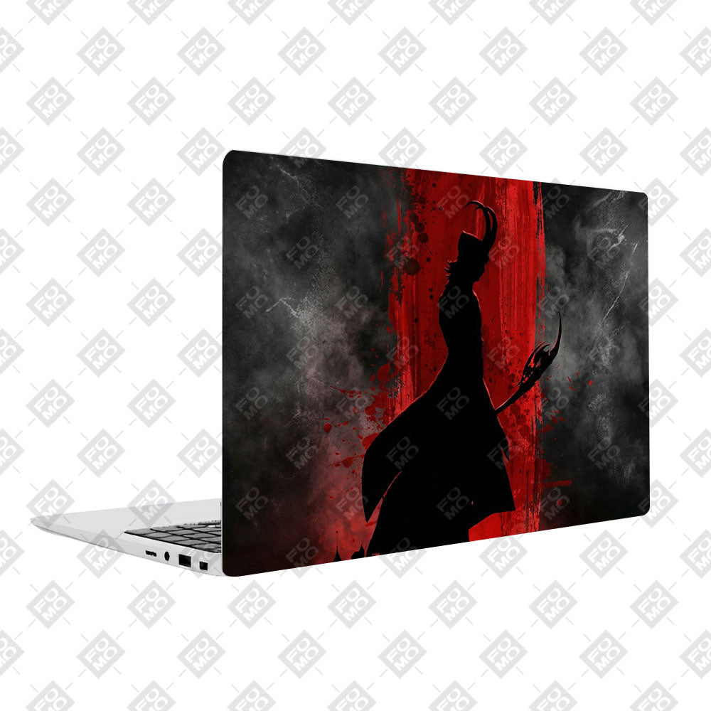 Red Villain Silhouette Samsung Galaxy Book 4 15.6 Laptop Skin