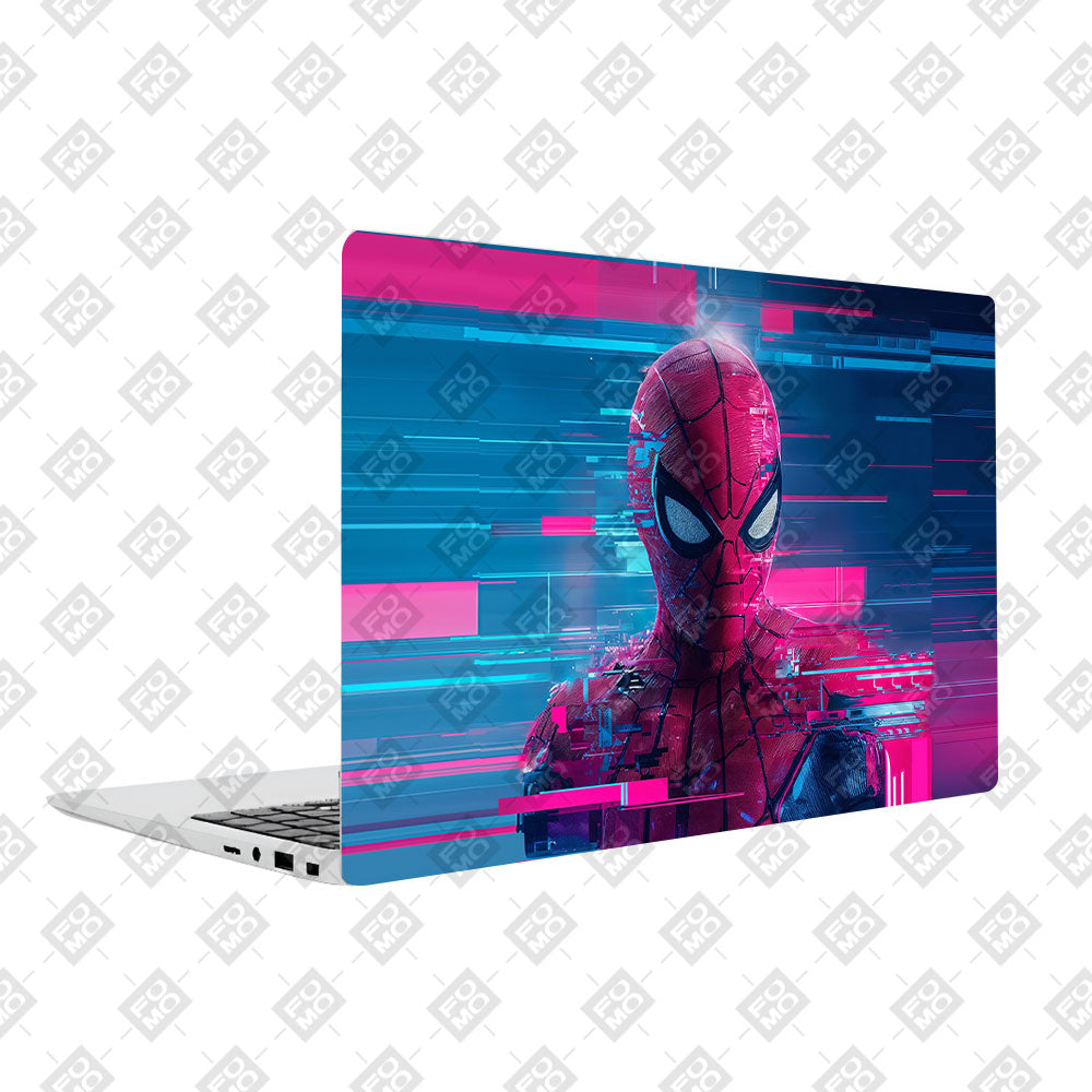 Glitch Spider Neon Web Samsung Galaxy Book 4 15.6 Laptop Skin