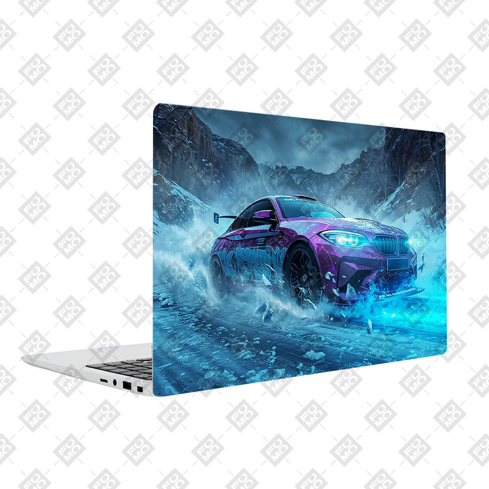 Neon Drift Car Samsung Galaxy Book 4 15.6 Laptop Skin