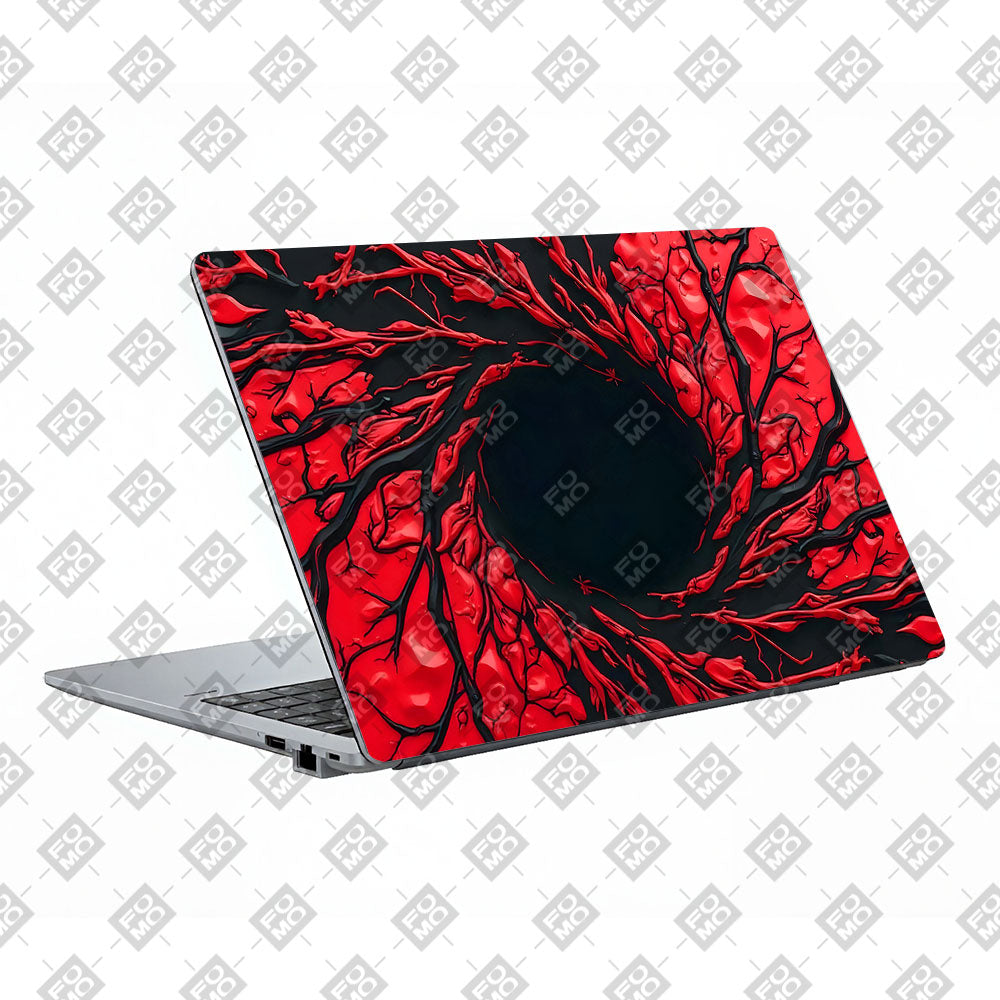 Red Web Hero Asus ExpertBook P1503 3D Laptop Skin