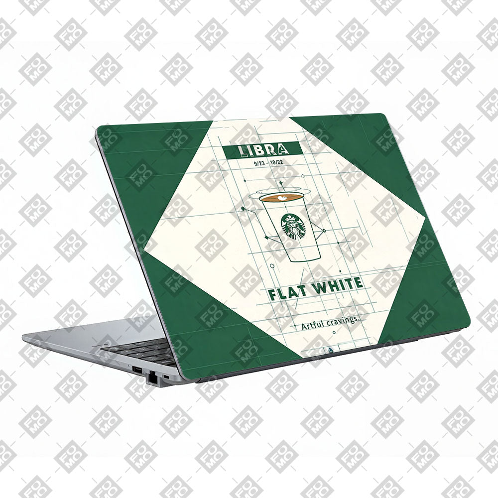 Libra Flat White Asus ExpertBook P1503 3D Laptop Skin