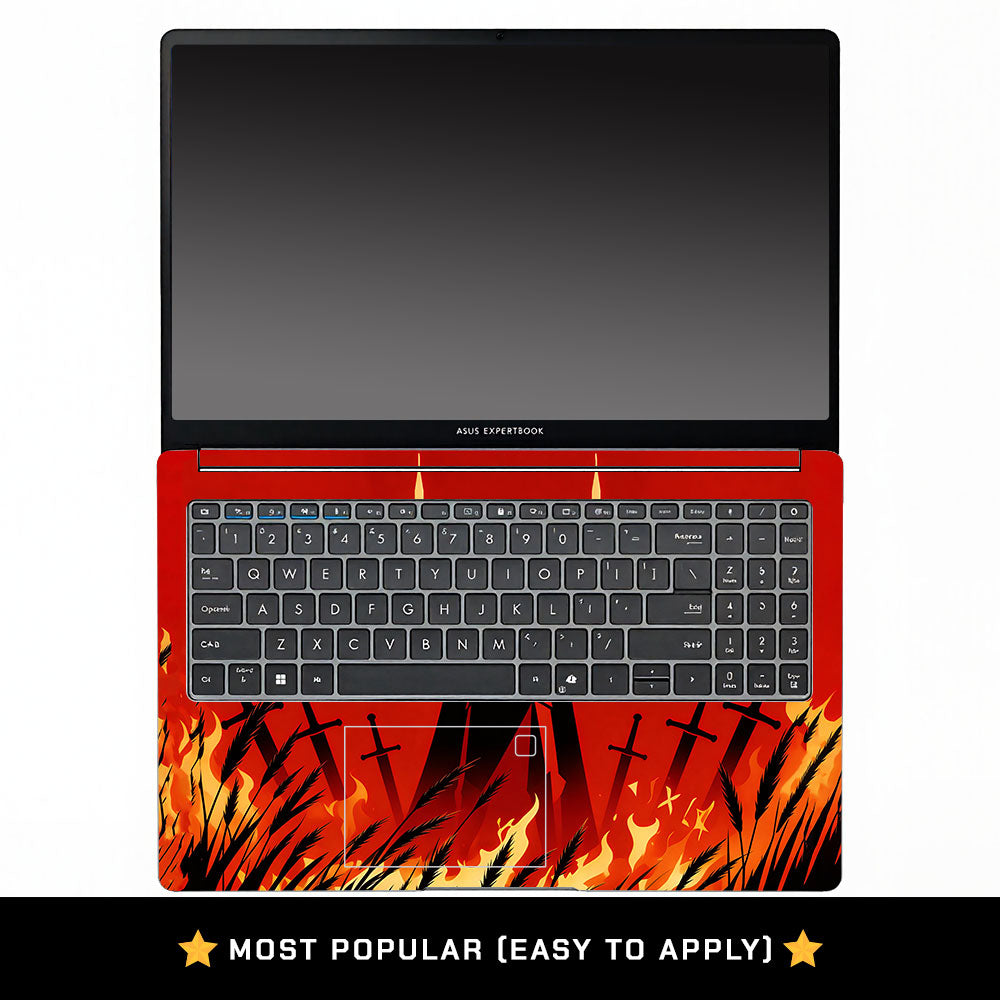 Knight of Flames Asus ExpertBook P1503 3D Laptop Skin