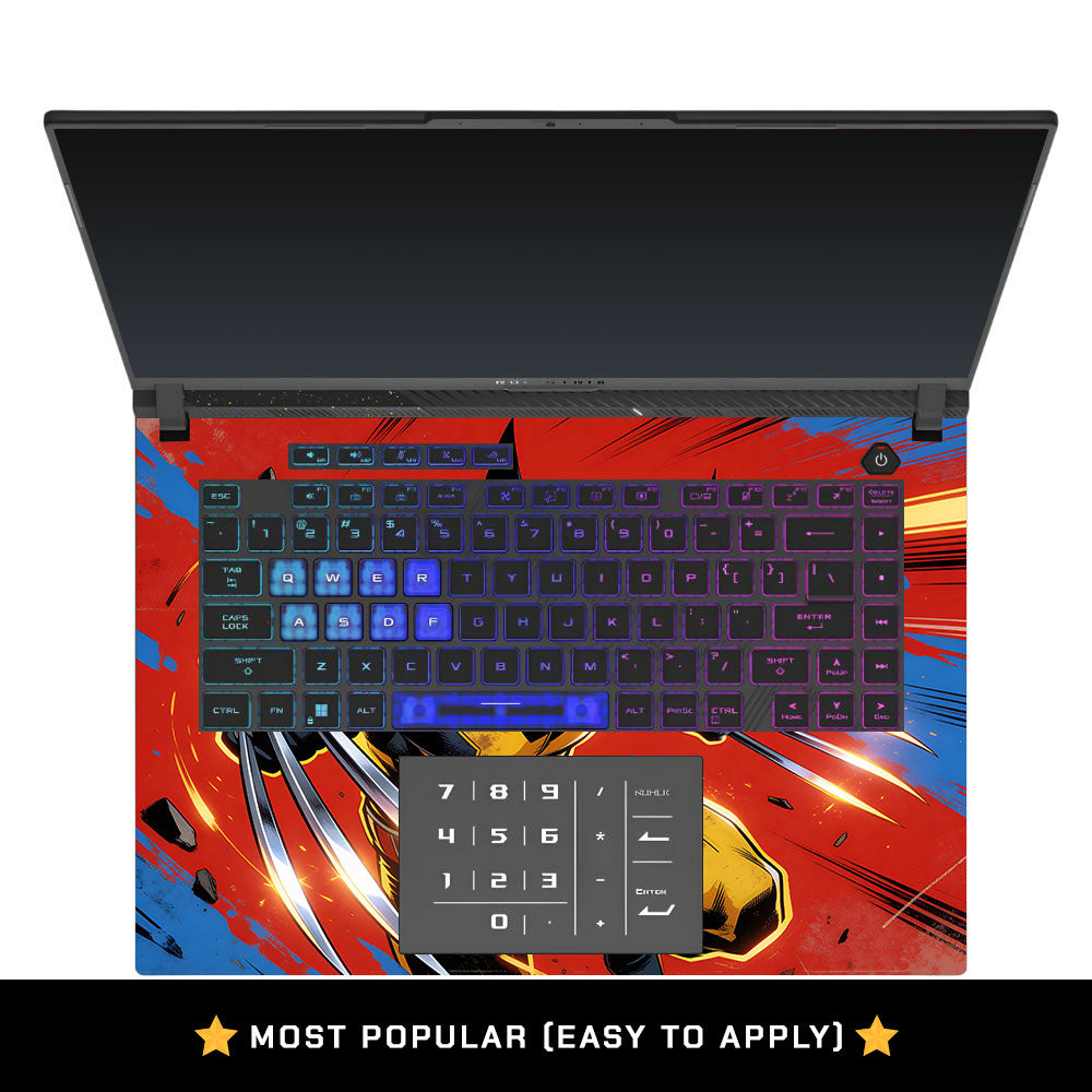 Claw Comic Hero Asus ROG Strix G16 G614 3D Laptop Skin