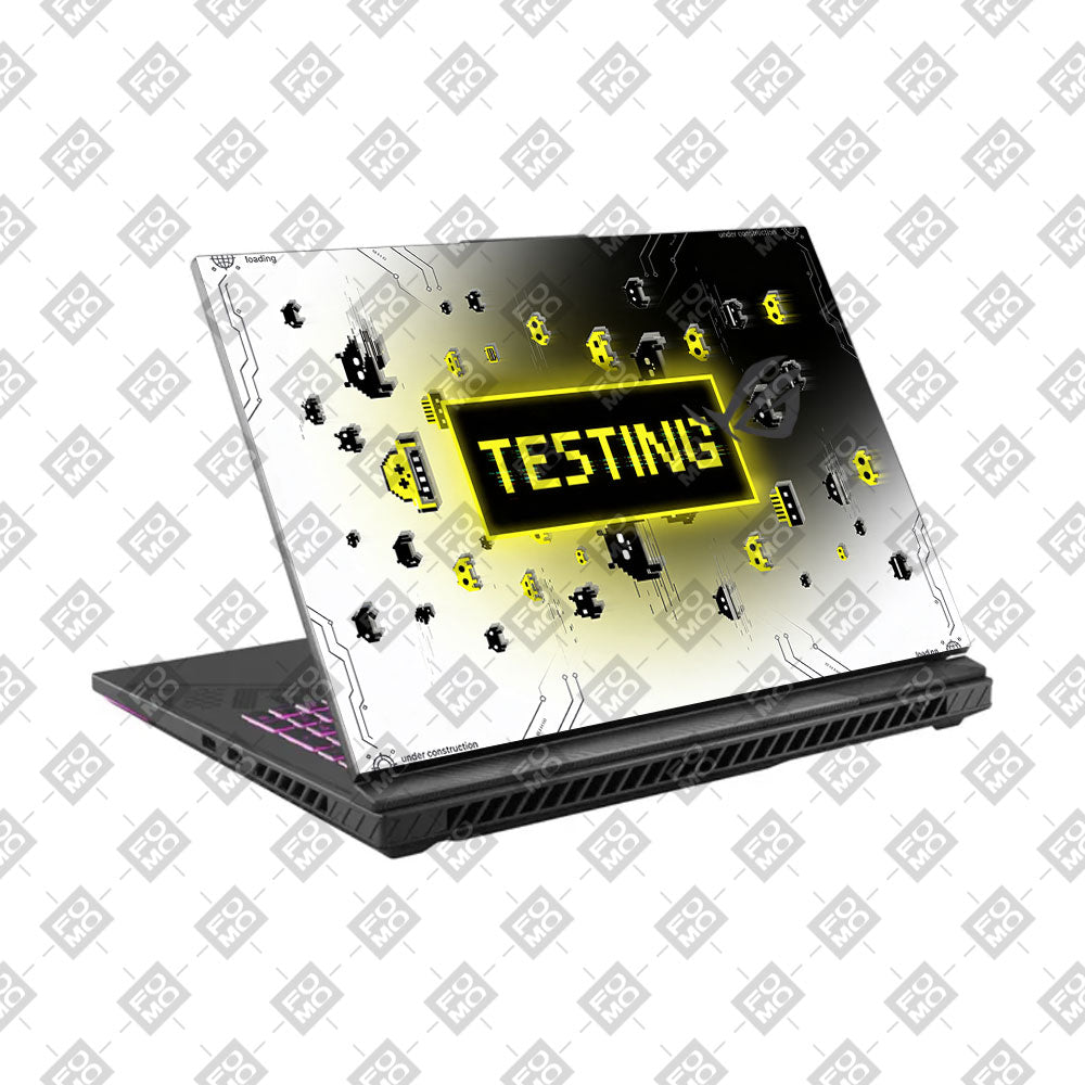Testing Under Attack Asus ROG Strix G16 G614 3D Laptop Skin