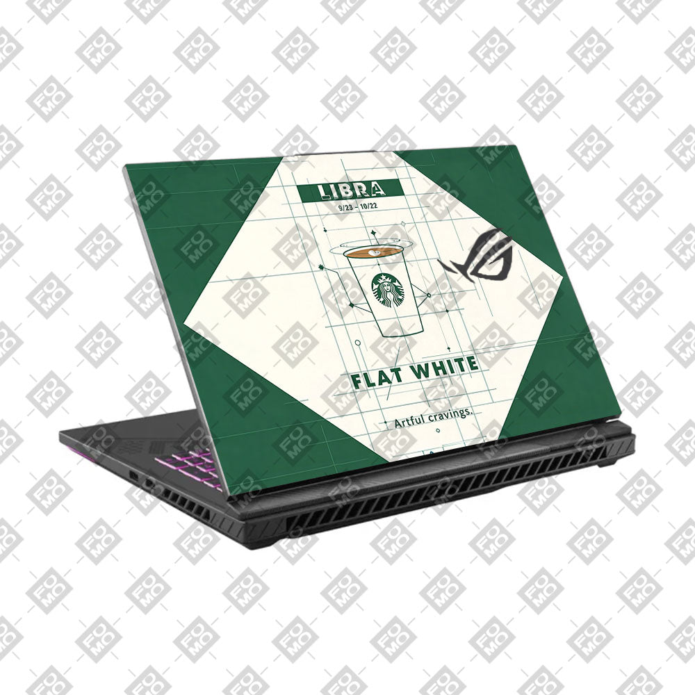 Libra Flat White Asus ROG Strix G16 G614 3D Laptop Skin