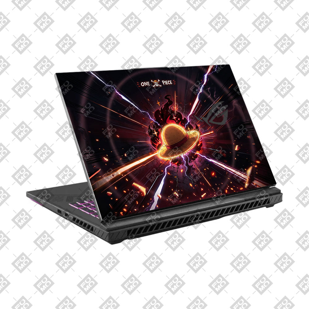 Flaming Pirate Hat Asus ROG Strix G16 G614 3D Laptop Skin
