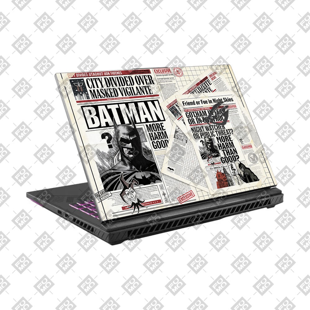 Dark City Vigilante Asus ROG Strix G16 G614 3D Laptop Skin