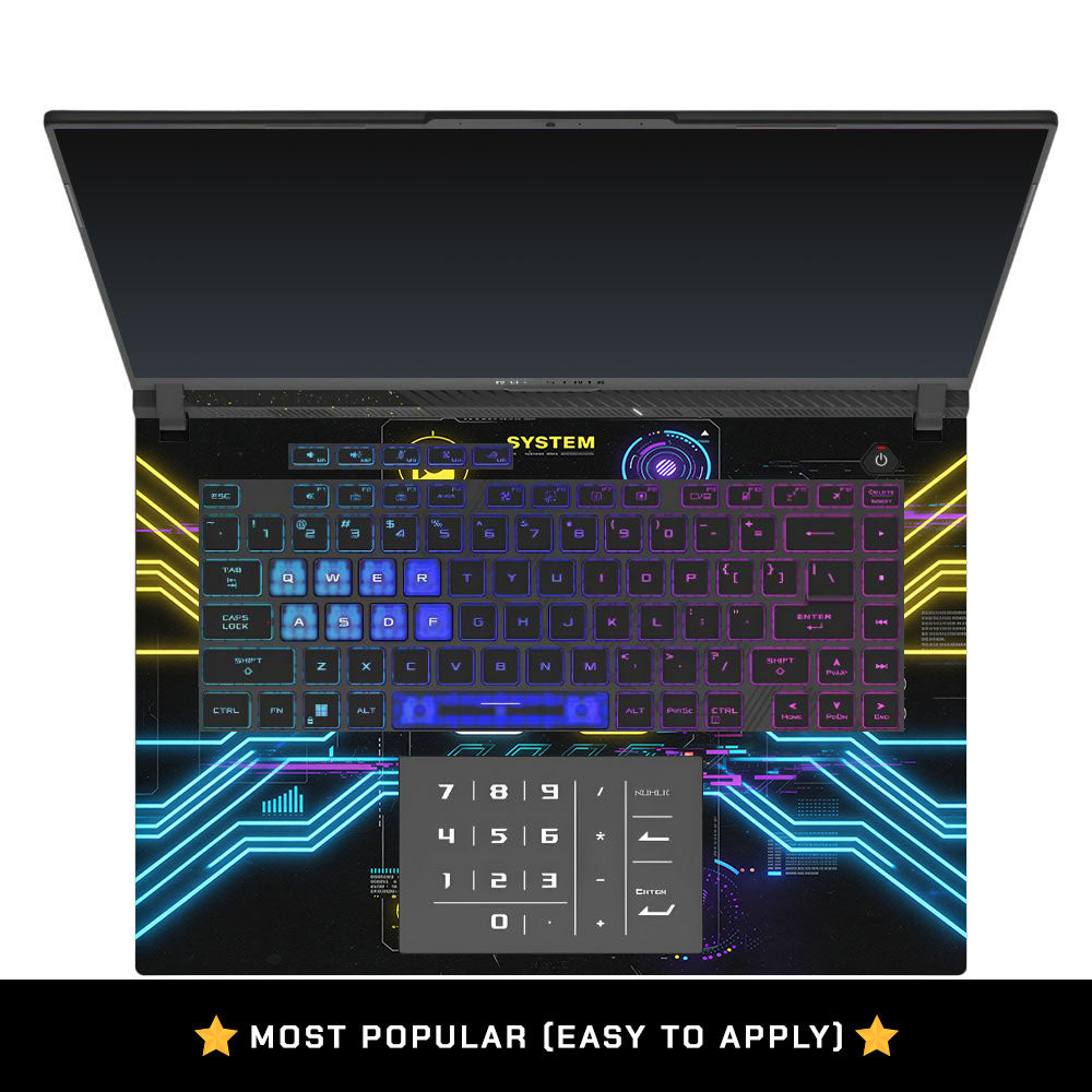 System Protocol Asus ROG Strix G16 G614 3D Laptop Skin