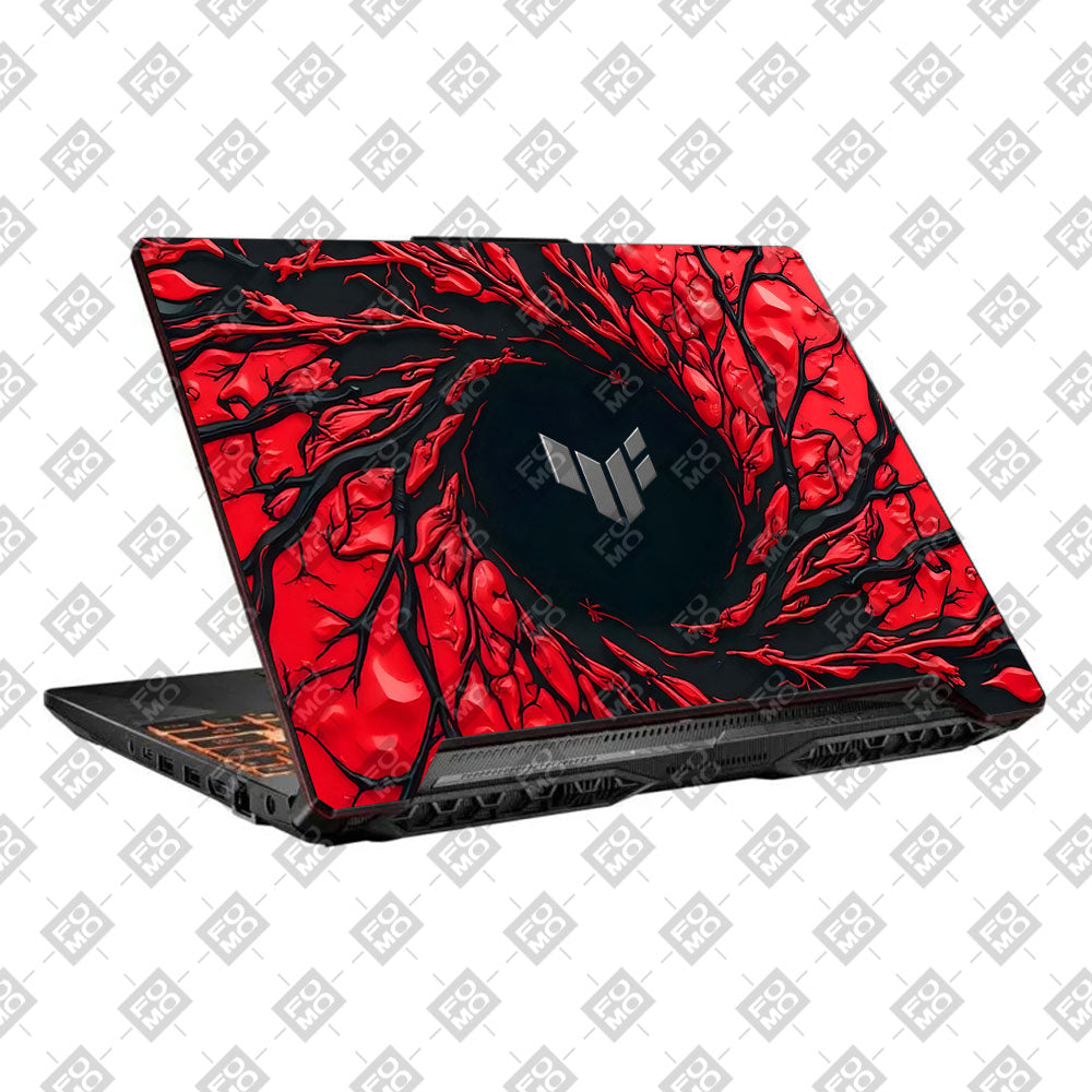 Red Web Hero Asus TUF F15 FX506 & A15 FA506 3D Laptop Skin