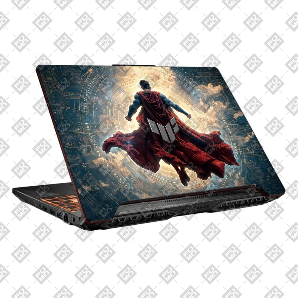 Cosmic Flying Hero Asus TUF F15 FX506 & A15 FA506 3D Laptop Skin
