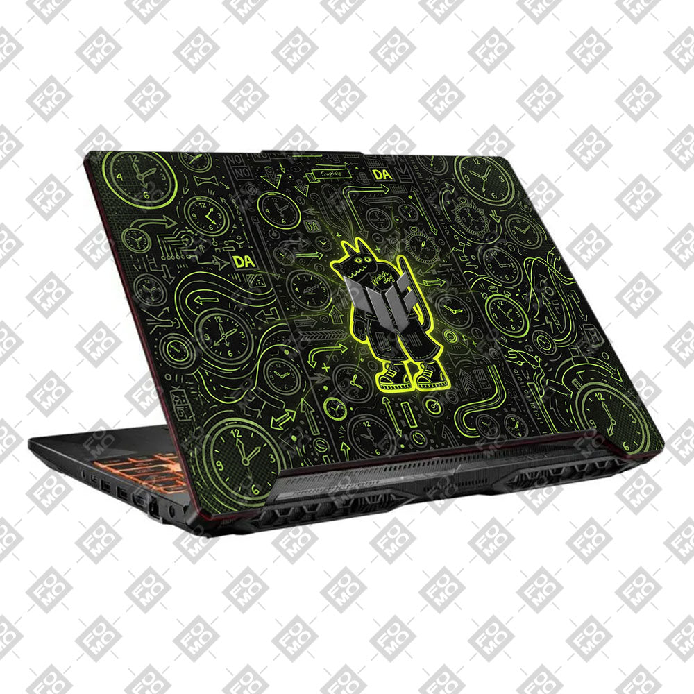 Watch Dog Alert Asus TUF F15 FX506 & A15 FA506 3D Laptop Skin