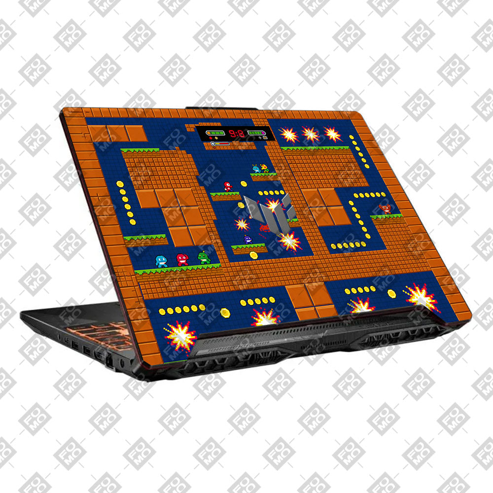 Pixelated Retro Arcade Asus TUF F15 FX506 & A15 FA506 3D Laptop Skin