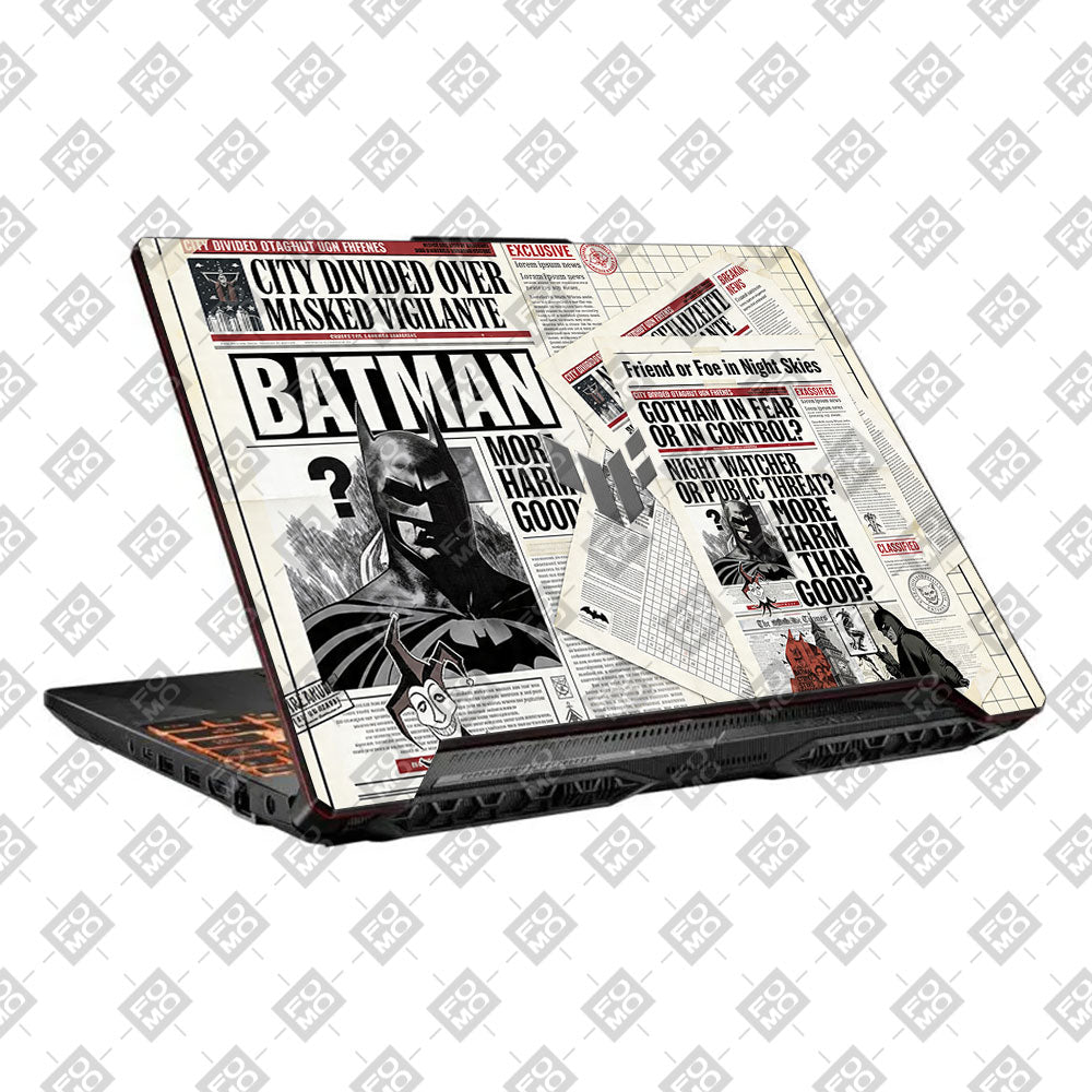 Dark City Vigilante Asus TUF F15 FX506 & A15 FA506 3D Laptop Skin