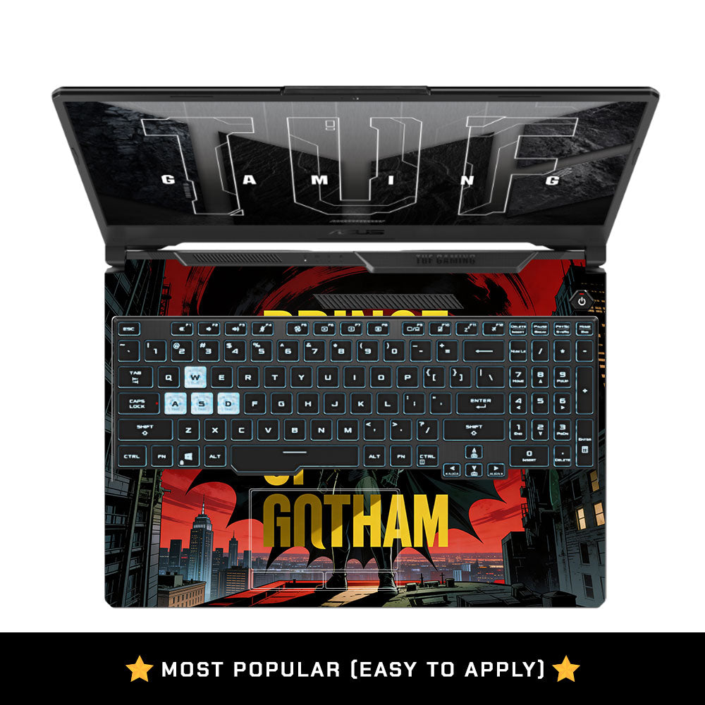 Dark City Prince Asus TUF F15 FX506 & A15 FA506 3D Laptop Skin