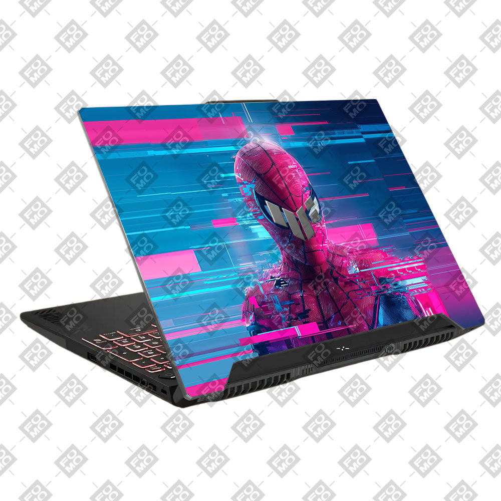 Glitch Spider Asus TUF F15 FX507 & A15 FA507 3D Laptop Skin