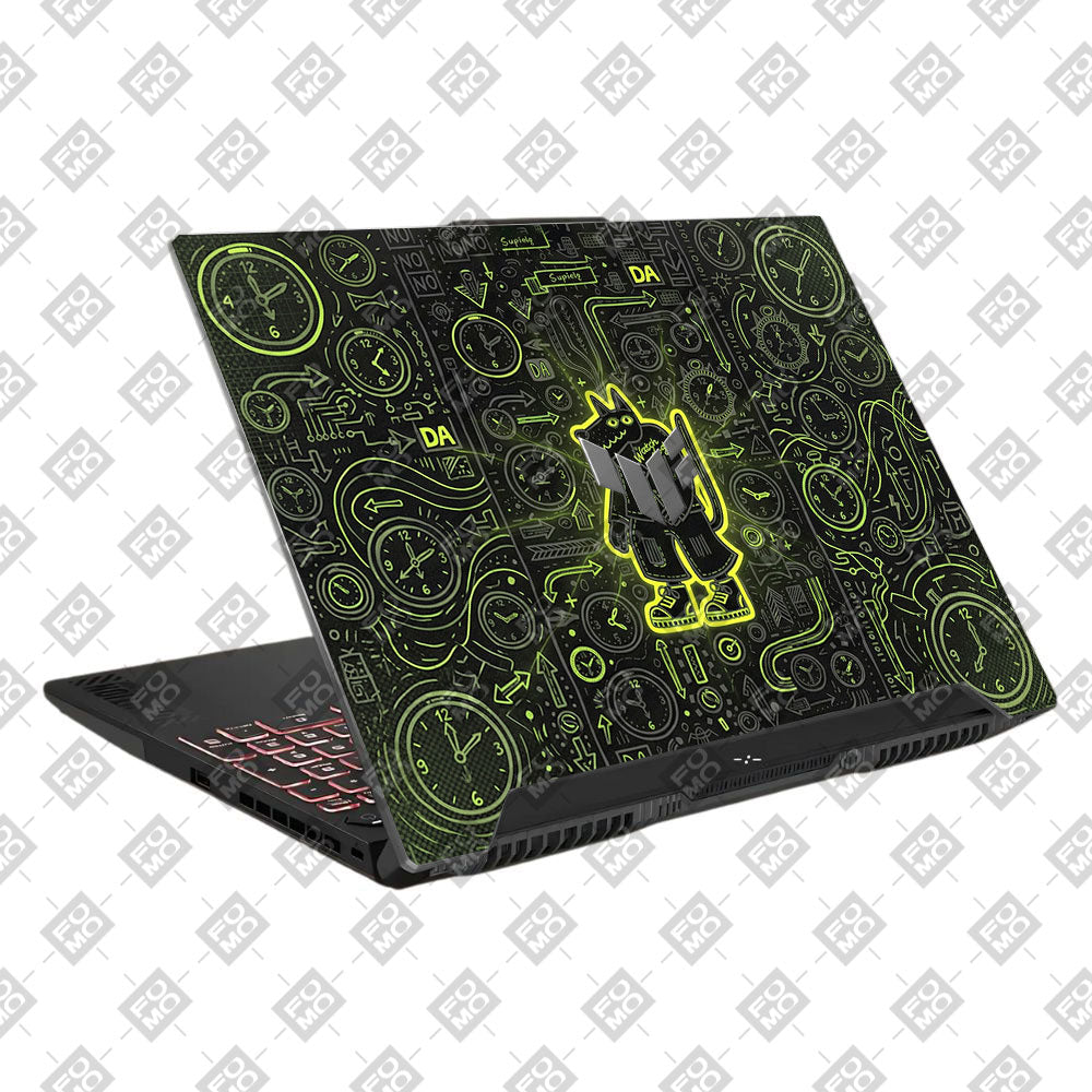 Watch Dog Alert Asus TUF F15 FX507 & A15 FA507 3D Laptop Skin