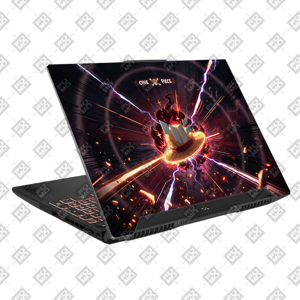 Flaming Pirate Hat Asus TUF F15 FX507 & A15 FA507 3D Laptop Skin