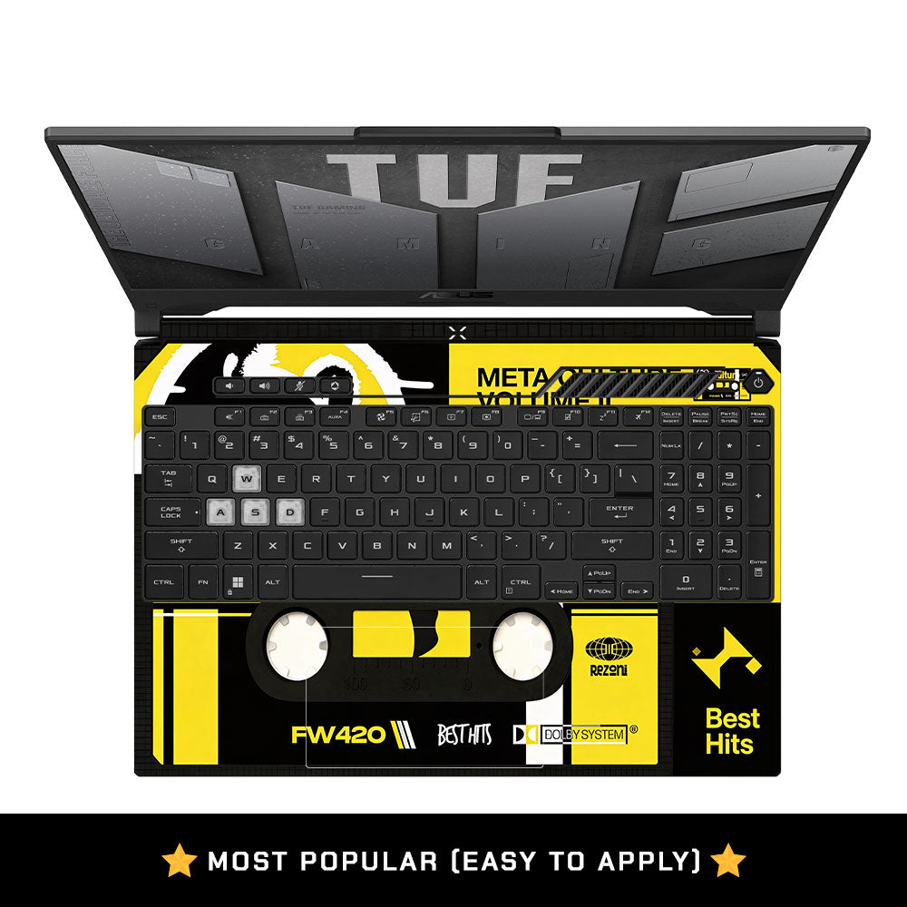 Meta Culture Asus TUF F15 FX507 & A15 FA507 3D Laptop Skin