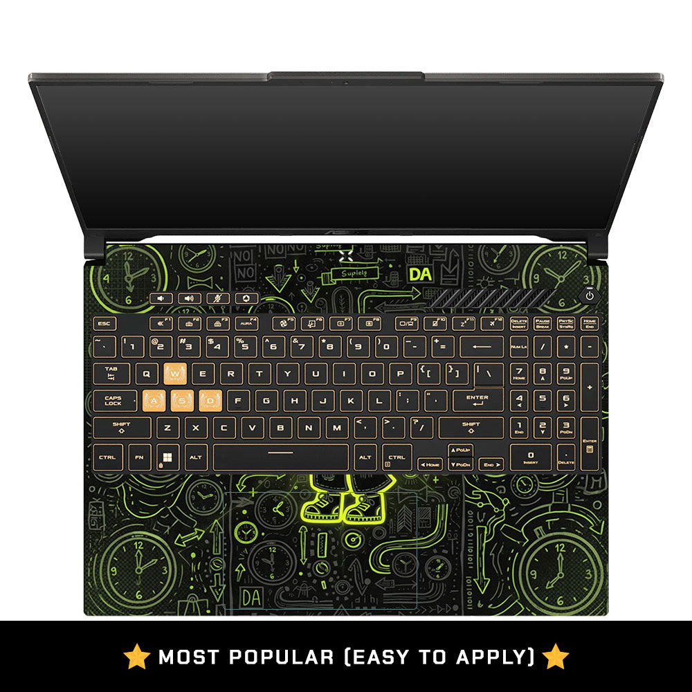 Watch Dog Alert Asus TUF Gaming F16 3D Laptop Skin