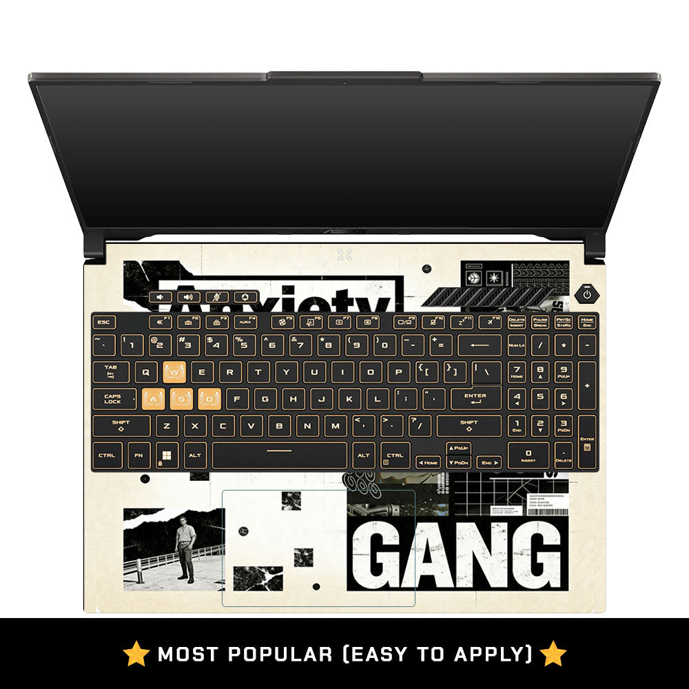Anxiety Art Asus TUF Gaming F16 3D Laptop Skin