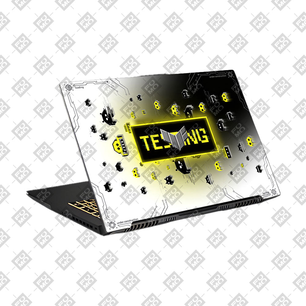 Testing Under Attack Asus TUF Gaming F17 FX707Z 3D Laptop Skin