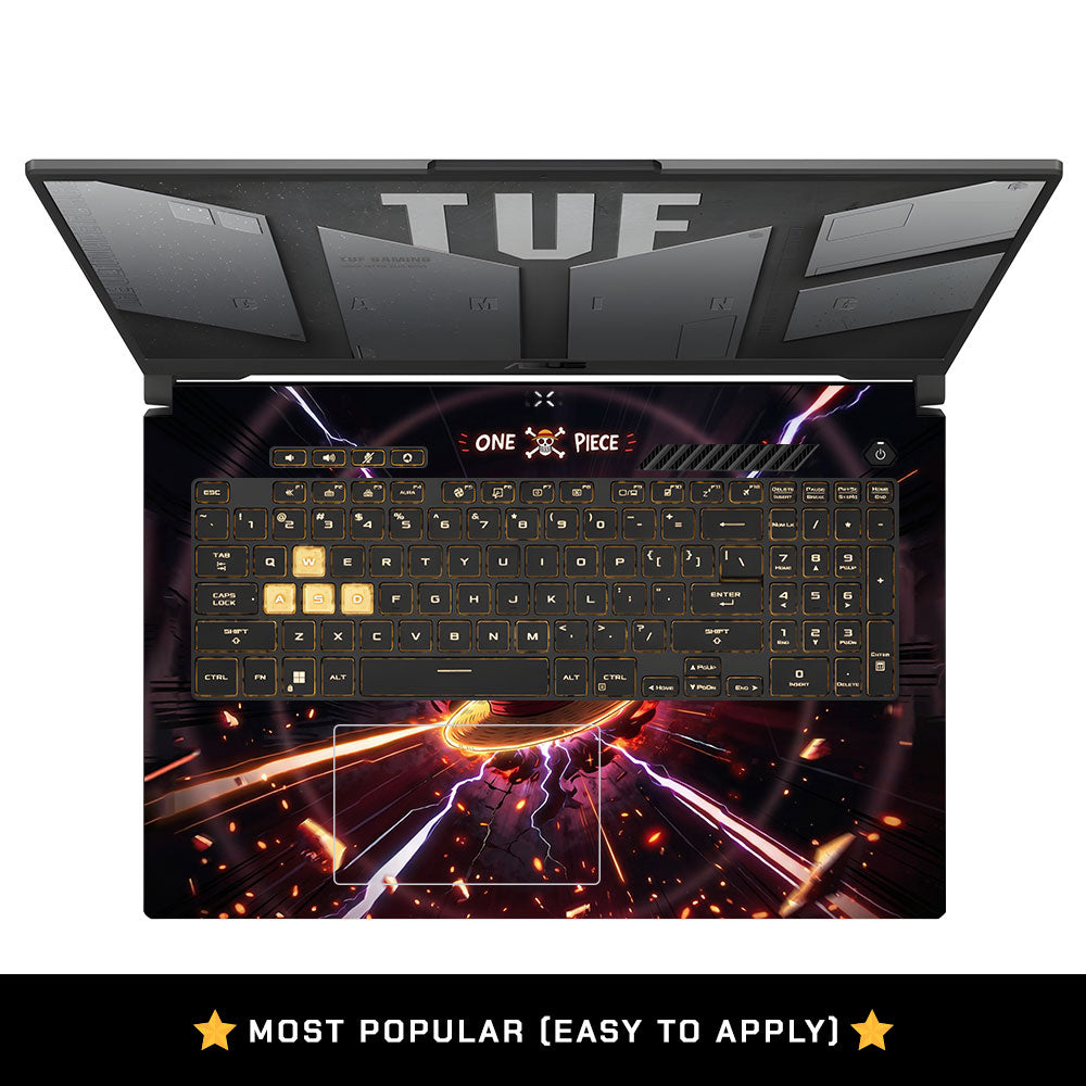 Flaming Pirate Hat Asus TUF Gaming F17 FX707Z 3D Laptop Skin